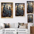 thumbnail image 4 of Designart "Tribes Dogon African Mali III" African Tribes Floater Framed Wall Decor, 4 of 7