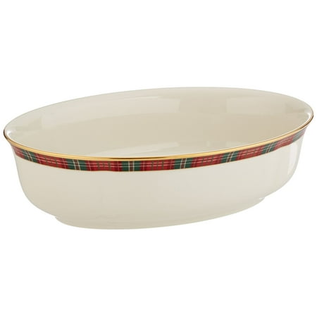 Lenox Winter Greetings Plaid Open Vegetable Bowl Walmart Com Walmart Com
