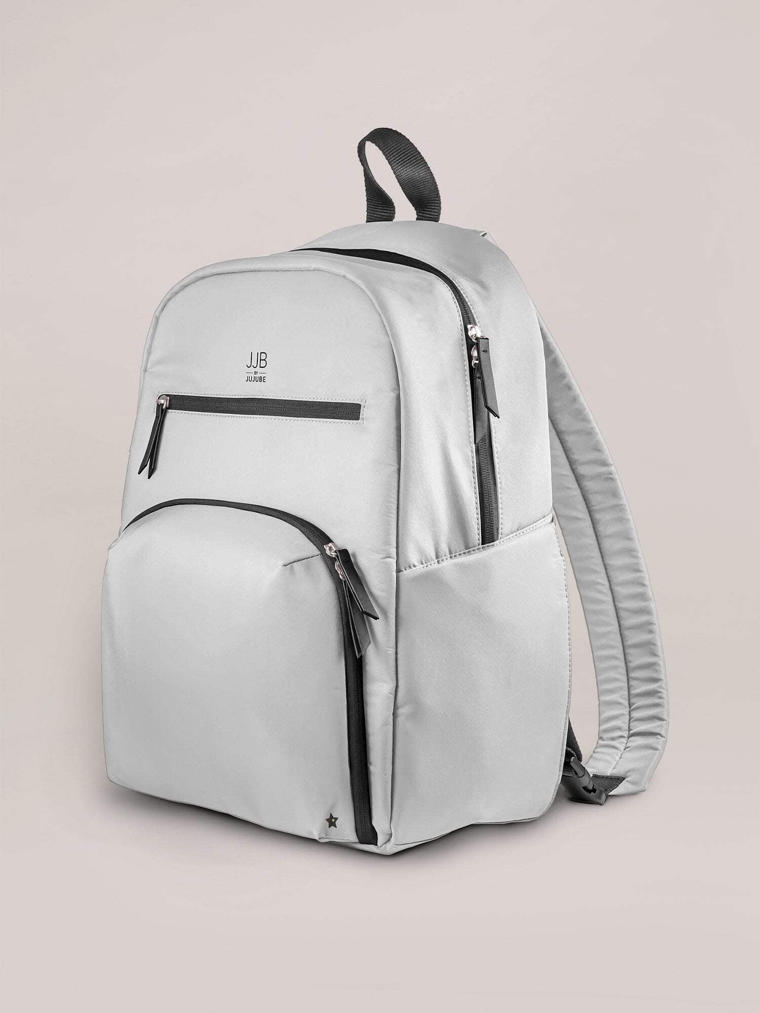 JuJuBe Deluxe Backpack Diaper Bag - Grey