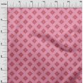 thumbnail image 3 of oneOone Cotton Poplin Pink Fabric Geometric Diy Clothing Quilting Fabric Print Fabric By Yard 56 Inch Wide, 3 of 4