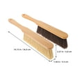 thumbnail image 3 of 4 cepillos con mango de madera, escoba de mano, cepillo de limpieza para el hogar, cepillo suave para cama, sofá, muebles, ropa y coche, 3 of 8