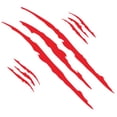 thumbnail image 3 of 3 Uds Marcas Garras Coche Pegatinas Vinilo Impermeables Accesorios Exteriores () Rojo, 3 of 4