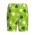 thumbnail image 2 of Haiem St Patrick's Day7 Men's Pajama Short with Soft Woven Cotton Elastic Waistband Sleep Short-Large, 2 of 9