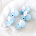 thumbnail image 3 of Juguetes De Conejito Bunny Toys DIY hecho a mano conejito de Pascua azul gris decoraciones de Pascua (azul) Likrtyny libre de BPA, 3 of 8