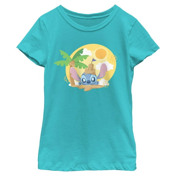 Girls Lilo & Stitch Playing With Sand T Shirt