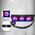 thumbnail image 3 of Enfriador de CPU Thermalright Aqua Elite 360 V3, 360 ml, líquido, 3 of 7