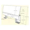 thumbnail image 2 of Atlin Designs Modern Engineered Wood 2 Piece Full Size Bedroom Set in Black, 2 of 5