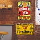 thumbnail image 4 of Figura 2 Uds. Placa Metal Vintage Pintura Hierro Rectangular Bar para El 20x30cm, 4 of 9