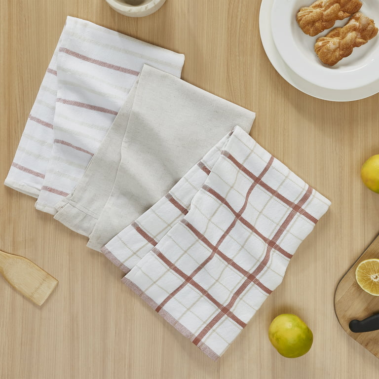 Kitchen Waffle Pattern Tea Towel  Kitchen Dish Towel Cotton Set - Towel/ towel Set - Aliexpress
