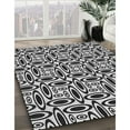 thumbnail image 2 of Ahgly Company Indoor Rectangle Patterned Charcoal Black Novelty Area Rugs, 7' x 9', 2 of 6