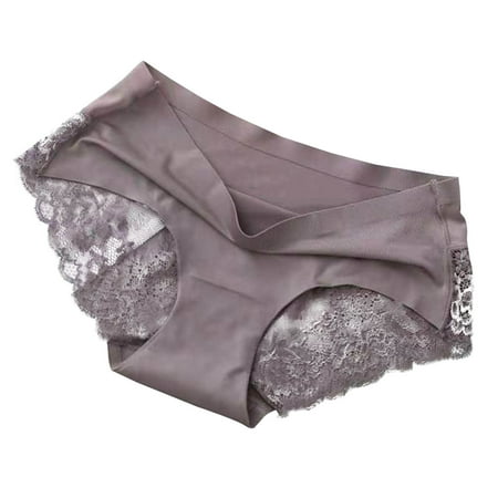 Tuosodrolic Lace Panties Women s Seamless Underwear Nylon Silk Briefs Underwear Bikini Cotton Incredible 1 Piece