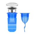 thumbnail image 5 of Toystoory Baño A prueba de olores Núcleo de fugas Silicona Abajo Tubería de agua Drenaje Núcleo interno Cocina Baño Alcantarillado Sello Fuga Cocina y Comedor Numero 3 Toystoory HA025747-03, 5 of 5