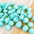 thumbnail image 4 of 1Pc Artificial Silk Flower Heads for Decoration,Small Rose Buds,Flower Heads in for Crafts Carnation Peony Artificial Rose Flower Heads European Wedding Decoration DIY Accessories Flowers,Green, 4 of 8
