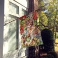 thumbnail image 2 of Carolines Treasures CDCO0027CHF Tabby dans les Roses par Debbie Cook Drapeau Toile Taille Maison, 2 of 4