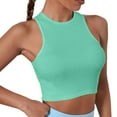thumbnail image 3 of Ruyang Women's Vests Summer Tank Tops for Women Women’s Square Neck Seamless Sleeveless Cropped Tank Yoga Crop Tops Loose Fit Work Blouses Shirts, 3 of 5