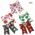 thumbnail image 2 of Dalrosia 5PCS Christmas Hair Bows Clips for Girls Christmas Hair Accessories Colorful Xmas Boutique Hair Clips Snowflake Snowman Christmas Tree Bowknot Hairpins Barrette for Holiday, 2 of 8
