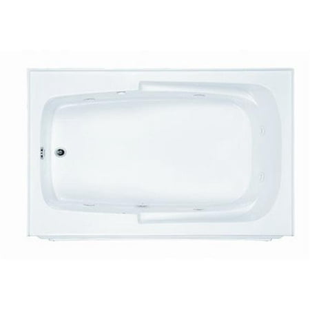 Reliance Baths R6036ISW-W-RH Integral Skirted 60 x 36 in. in. Whirlpool Bathtub With End Drain, White