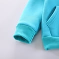 thumbnail image 6 of MXIEZI Toddler Baby Long Sleeve Sweatshirt Outfit for Girls Boys Solid Color Hoodie Pullover Tracksuit Infant Fall Winter Thicken Casual Sweatsuit Set 0-6T, 6 of 11