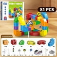 thumbnail image 4 of 51/81/123PCS Magical Track Train USB Rechargeable 3D Building Tracks Cube Rails STEM Educational Toys Christmas Birthday Gift, 4 of 6