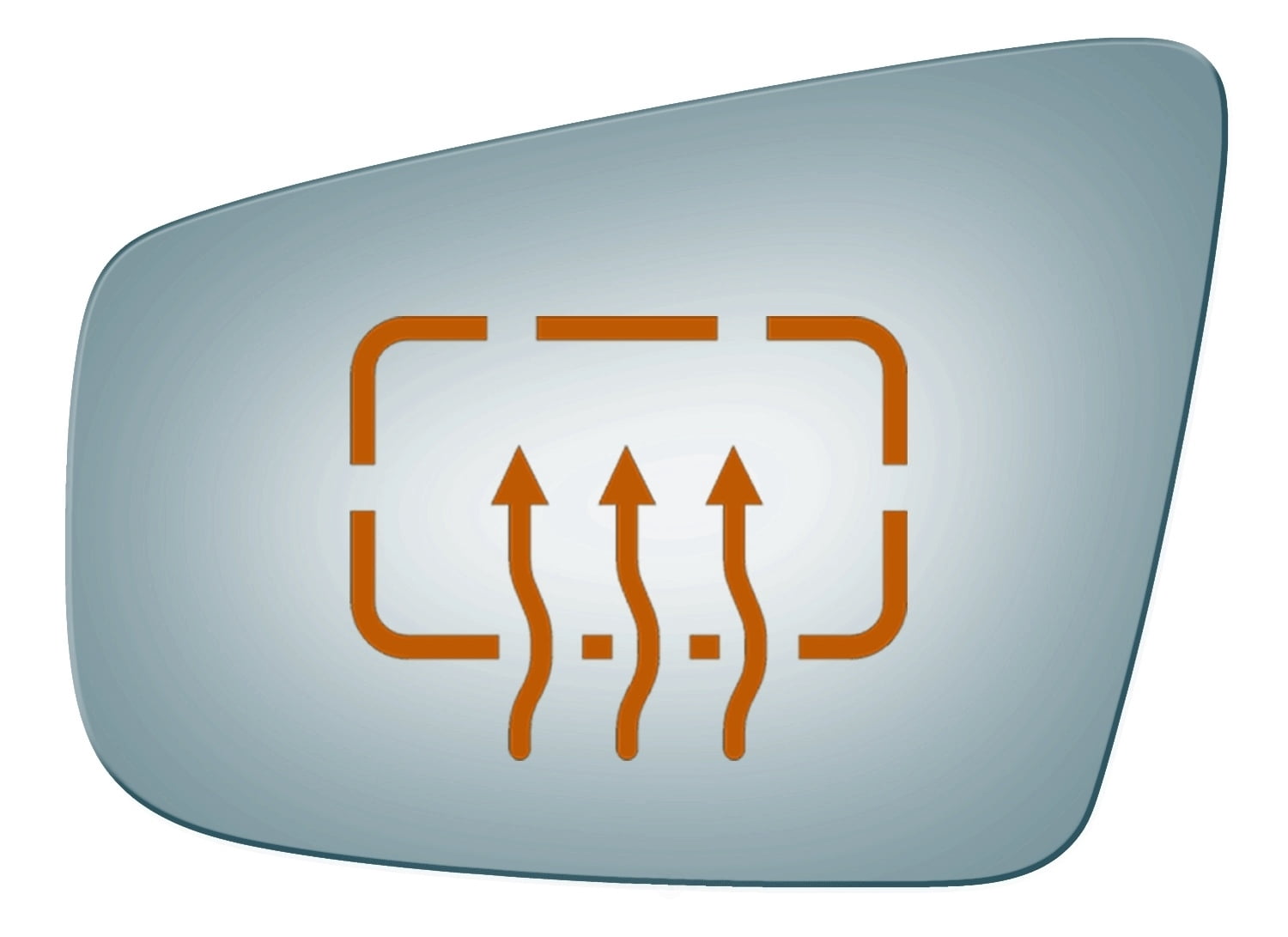 Burco Side View Mirror Replacement Glass - Clear Glass - 4345H