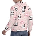 thumbnail image 6 of Haiem Cute Cartoon Panda Patterned Men's Hoodie with Kangaroo Pocket - Ideal Pullover Sweatshirt for Daily Wear, Travel, and Home-Large, 6 of 7