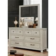 thumbnail image 4 of Furniture of America Jexter Transitional Wood 6-Drawer Dresser in Antique White, 4 of 6