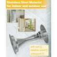 thumbnail image 6 of Door Stoppers Magnetic Door Catch - 2 Pack Stainless Steel Heavy Duty Door Holder Stops for Bottom Top of Door - Wall Floor Mounting No Drill Adhesive & Screws Strong Magnet Keep Door Open, 6 of 7