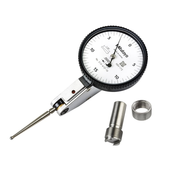 Mitutoyo 513-412-10E DIAL TI, BAS, STD 0.03", 0.0002" Accuracy, 0.0005", White