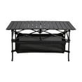 thumbnail image 2 of koolsoo Camping Folding Table with Carrying Bag Aluminum Table Top with Large Storage, 2 of 9