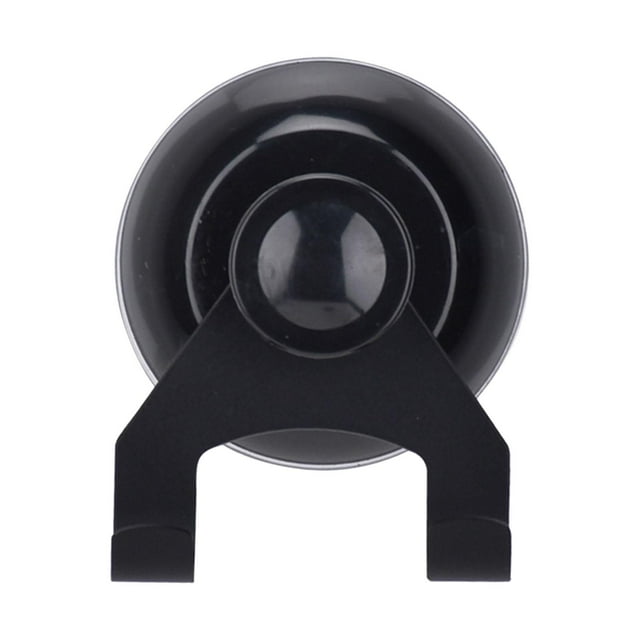 Gancho con ventosa, colgador de ventosa, colgador de corona extraíble, gancho con ventosa para inodoro, vidrio, ventana, puerta, abrigo, bolso, alborn Negro