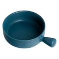 thumbnail image 4 of serony Ceramic Salad Bowl Handled Solid Color Adorable Washable Cute Home Breakfast Dinner Soup Fruit Bowls Tableware Blue, 4 of 8