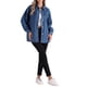 thumbnail image 2 of Chaqueta de mezclilla INSPIRE CHIC para la moda femenina con solapa, botones, manga larga y estilo casual, 2 of 6