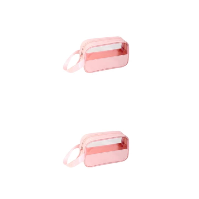 Vogacara Bolsa de maquillaje impermeable y transparente para viajar, bolsas de maquillaje transparentes, bolsas de almacenamiento de Type3 NO3