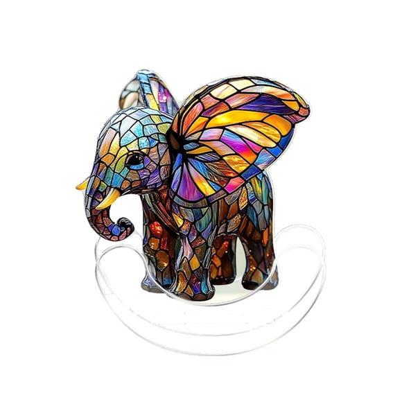 TIELUTT Elegant Desktop Ornament with Whimsical Elephant Design For Living Room Or Bedroom Babies Second Christmas Ornament Cool Christmas Ornament Jasmine Ornament Create Ornament Small Ornament