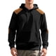 thumbnail image 4 of pstuiky manga larga para hombre, Sudadera con capucha y manga larga a cuadros con bloques de color para hombre camisetas de hombre xxxl, 4 of 6