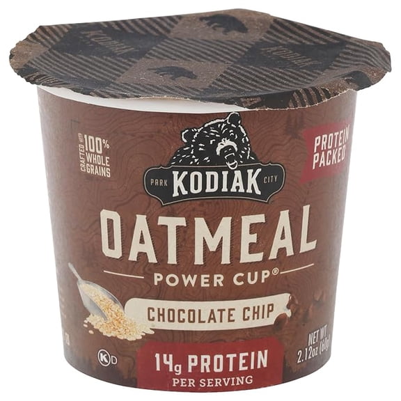 Kodiak Instant Protein Chocolate Chip Oatmeal In A Cup, 2.12 Ounce