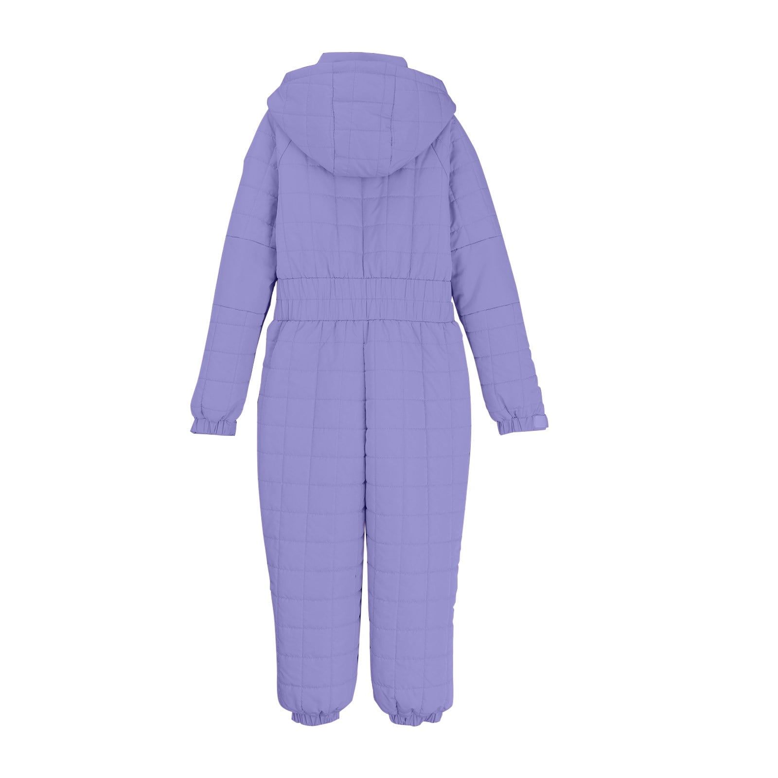 Mercatoo Hooded Ski Jumpsuit for Girls Boys Full Zip One Piece Quilted Snowsuit Teens Kids Elastic Cuffs Winter Warm Onesi𝗲 Outerwear