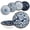 Style C, variant on Ceramic Dipping Bowls Sets of 6, Bohemian Small Bowls for Sauce, 3.94x0.98 Inch Mini Appetizer Plates for Soy Sauce, Sushi, Condiments & Side Dishes, Microwave & Dishwasher Safe(Style A)