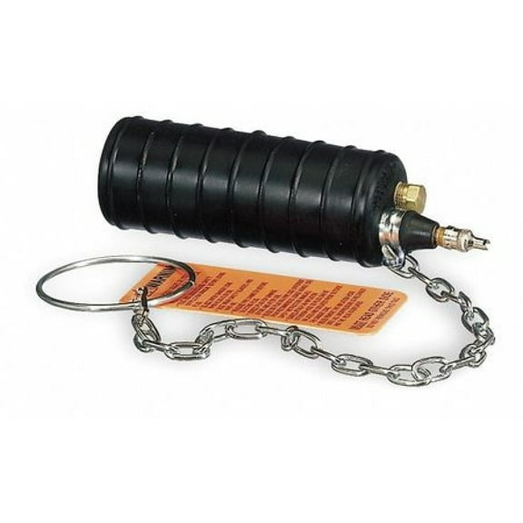 Cherne Test Ball Plug,Ring&Chain,6"Deflate L 262010