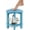 Pacific Blue, variant on Corner Shower Stool for Shaving Legs， HDPE Waterproof Bathroom Shower Bench, Poly Lumber Corner Seat with Storage Shelf, Adjustable Height Non-Slip Feet, No Maintenance(Pacific Blue)