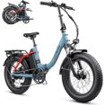 thumbnail image 1 of Bicicleta Eléctrica Plegable Hipeak 750 W 48 V 15 Ah Color Azul, 1 of 5