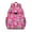 Rose-red-2, variant on Vintage Floral Ergonomic Backpack Adjustable with Chest Strap