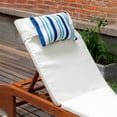 thumbnail image 5 of AOOOWER Outdoor Pillow for Chaise Lounges Chair Head Resting Cushions, Waterproofs with Adjustable Elastic Stripes for Garden Fu, 5 of 20