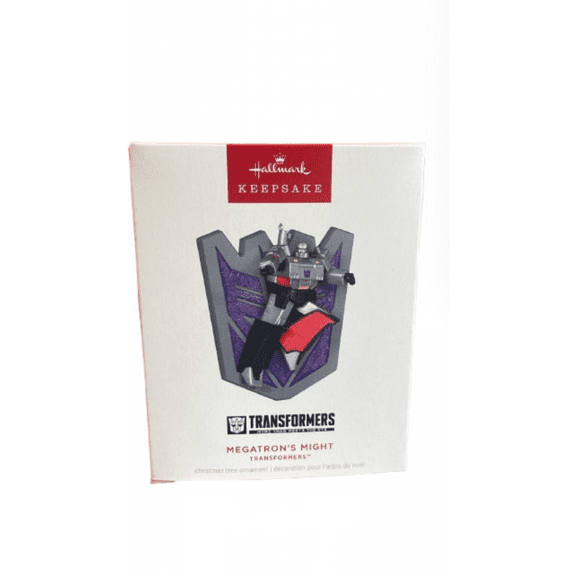 2025 Megatron’s Might Ornament (Transformers) Hallmark Keepsake Christmas Tree Ornaments QXI8492