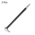 thumbnail image 3 of Uxcell 2pcs Rolling Head Pry Bar 6" Length Carbon Steel Lady-foot Bar Heel Pry Bars, 3 of 6