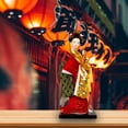 thumbnail image 6 of deevoka Japanese Geisha Kimono Doll 25cm Asian Statue for Cabinet Living Room Office B, 6 of 9
