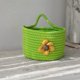 thumbnail image 3 of Storage Basket, Soft Woven Cotton Rope Laundry Basket Storage Bin for Baby Blankets, Toys, Clothes, Towels, Washable, 3 of 3