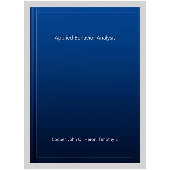 Pre-Owned Applied Behavior Analysis
