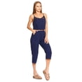 thumbnail image 1 of Palazzo Mujer Jumper Tirantes Escote Encaje Marino Casual azul G Incógnita 330686, 1 of 5