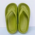 thumbnail image 2 of PULLIMORE Women Men Flip Flops Cushion EVA Thong Sandals Comfortable Shower Beach Shoes (2XL, Green), 2 of 8